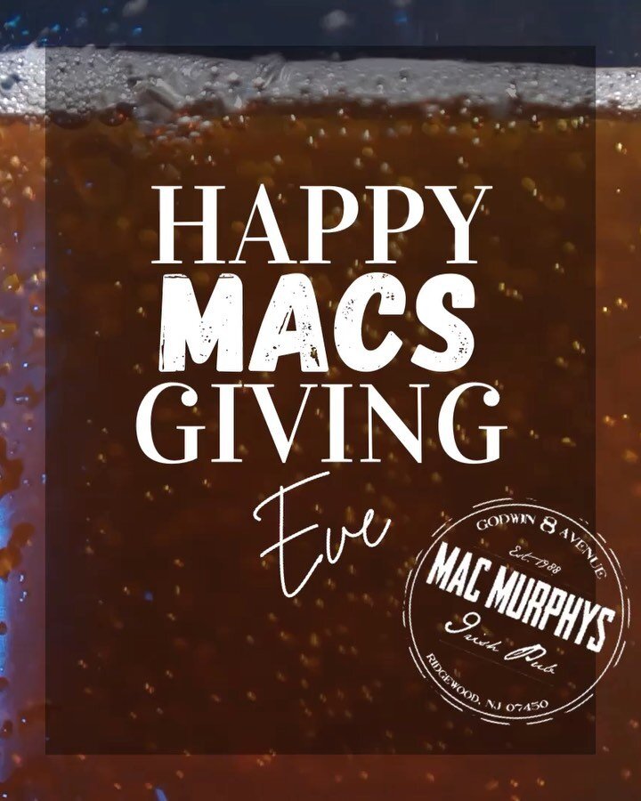 HAPPY MACSGIVING EVE, BESTIES 🦃
We&rsquo;re gearing up to welcome everyone home with open arms &amp; more importantly, cold drinks. We&rsquo;ve got a big night ahead of us so remember to pace yourselves! 
Quick recap of some tips and tricks before y