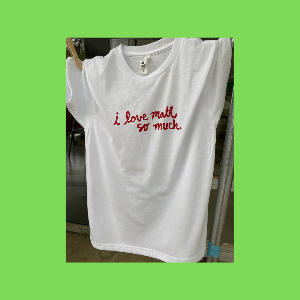 I Love Math T-Shirt • the number lab