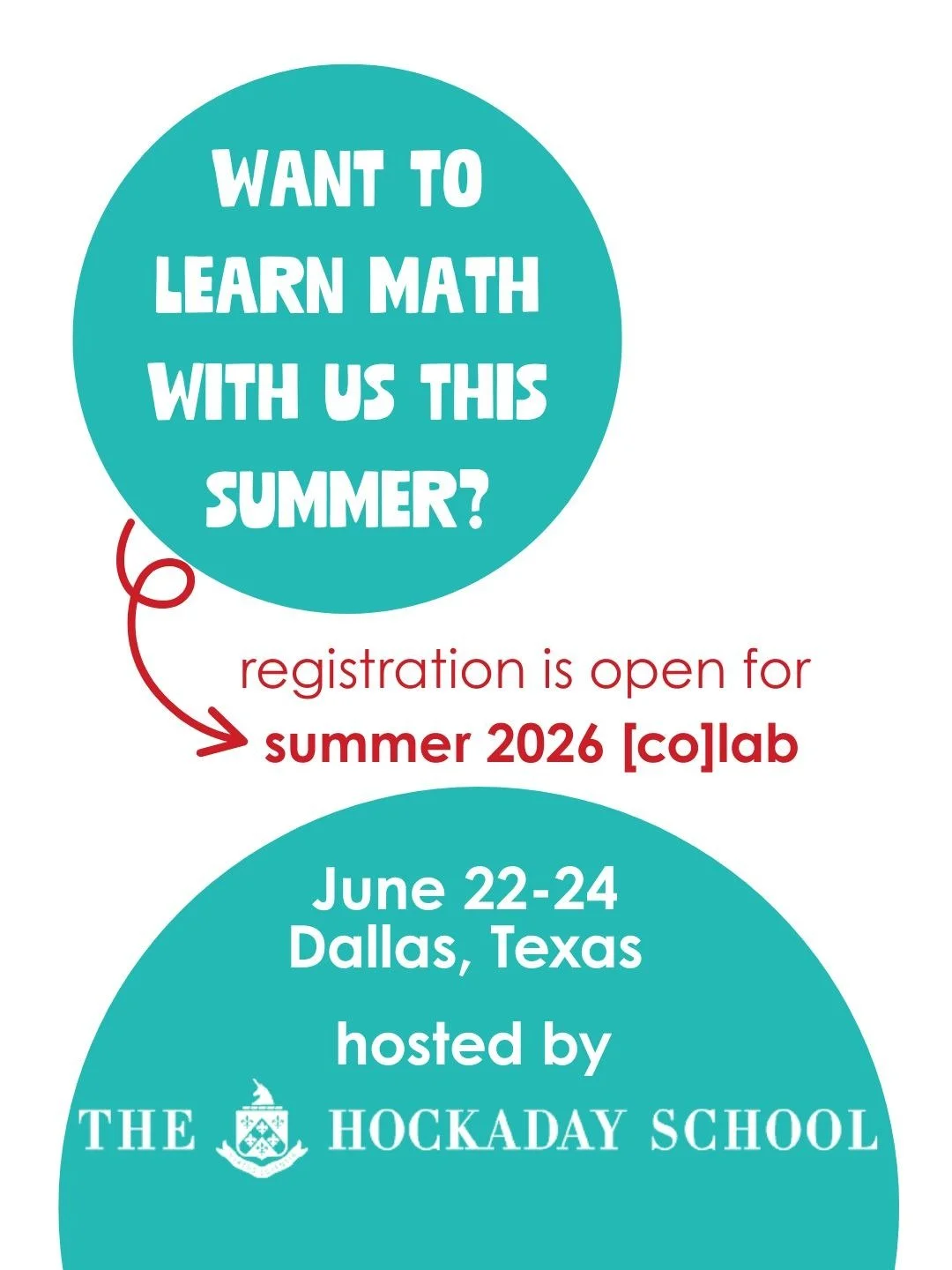 The [Co]lab is a 3-day immersive workshop designed to help K-8 educators, math coaches, and school leaders shift to a philosophical understanding and pedagogy that is learning-centered and builds deep understanding of math as a discipline. The [Co]la