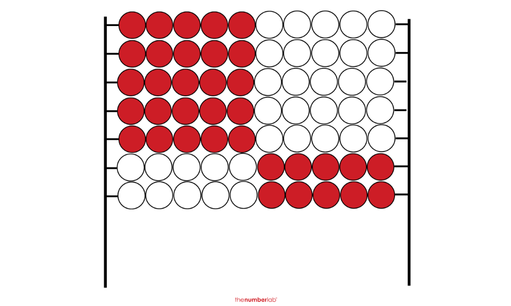 100 Bead Rekenrek Cards