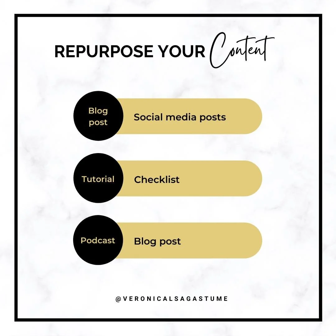 Let&rsquo;s face it &ndash; have you ever felt tired of constantly creating new content? 😕

If you just screamed YES!! There is one simple answer to this:

♻️REPURPOSE YOUR CONTENT!

By repurposing your content, you can draw new inspiration, save ti