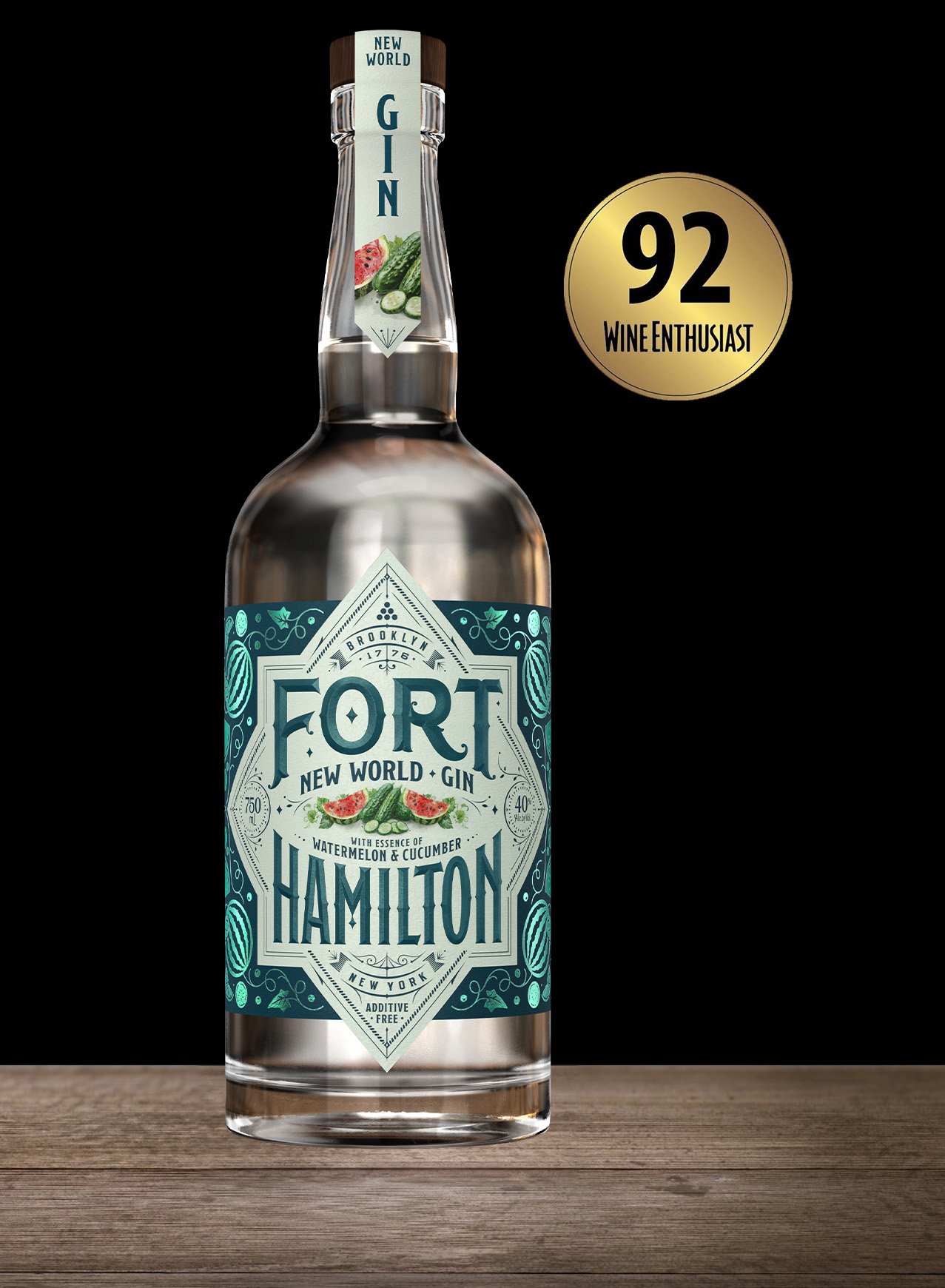 New World Gin 375ml or 750ml 80 Proof / 40% ABV