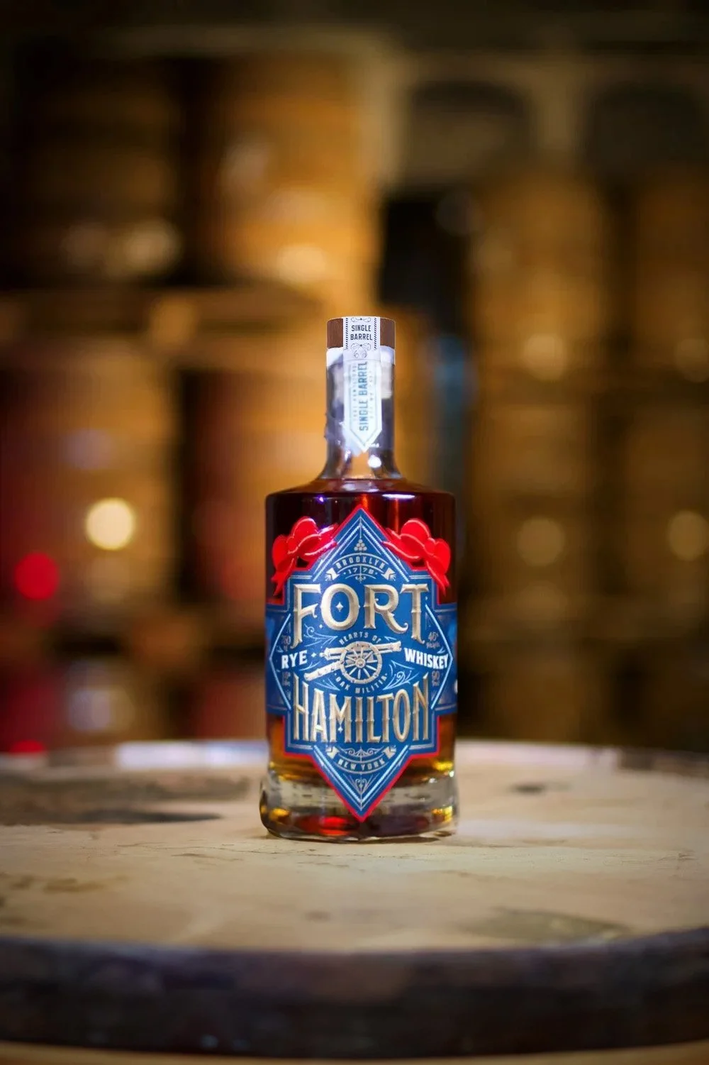 Hand Painted Single Barrel Rye Whiskey  750ML 90 Proof / 45% ABV