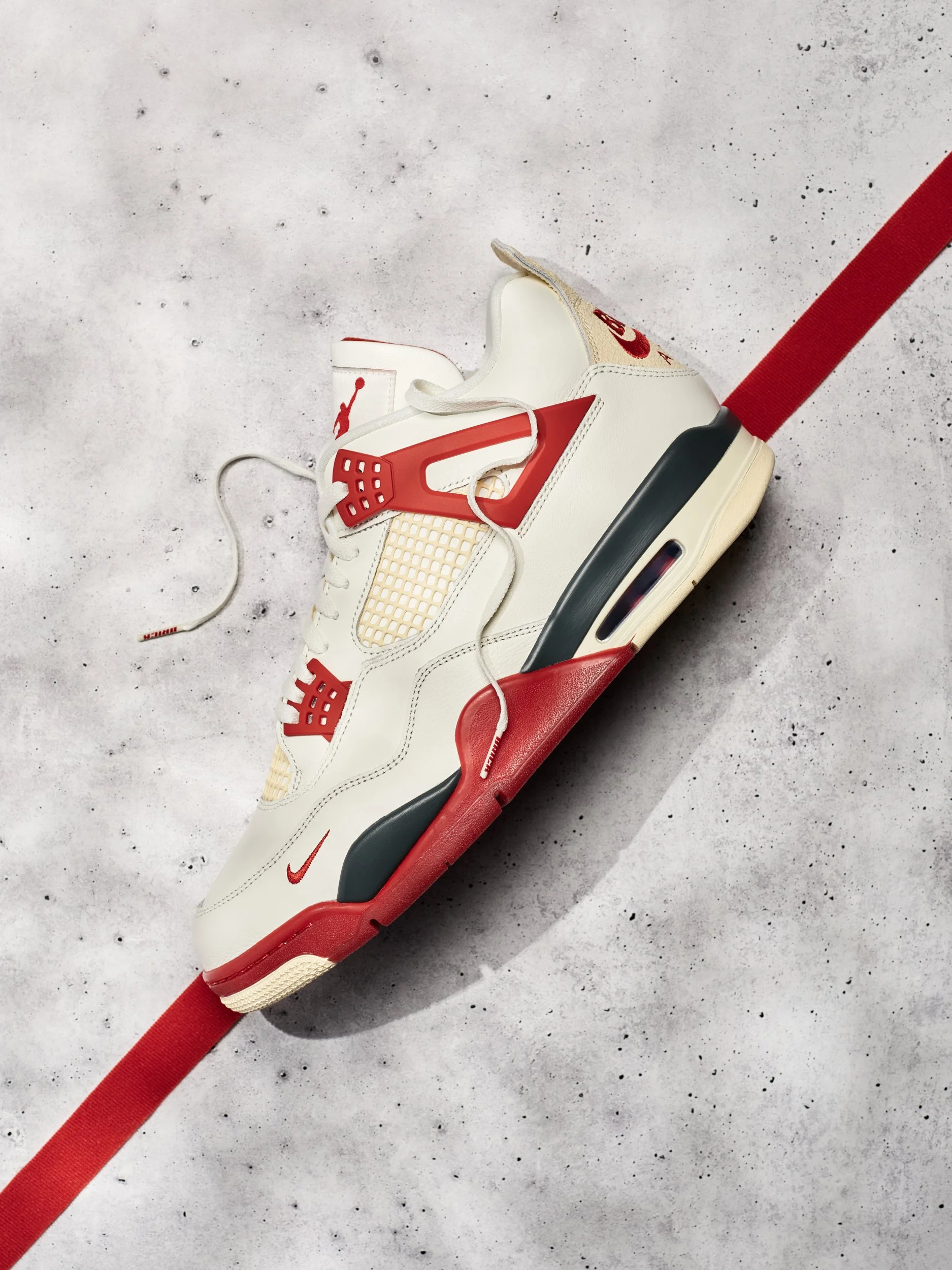 Jordan 4 Nigel Sylvester Brick after Brick Bike Air Footwear Product Photography