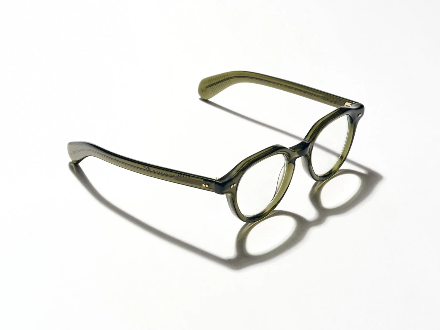 Moscot EyeGlasses on White for Product Photography
