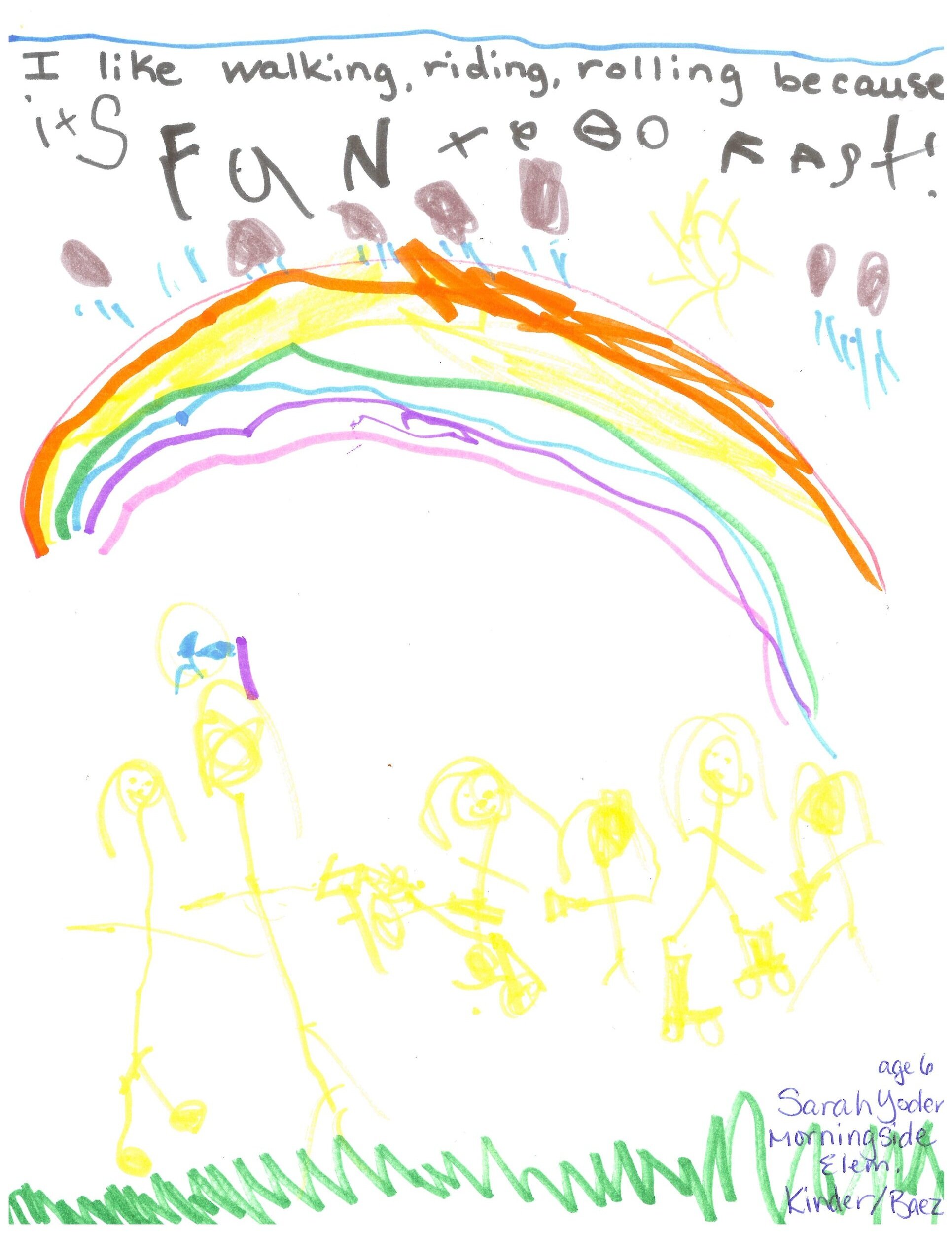 Sarah, Kindergarten, Morningside Elementary School