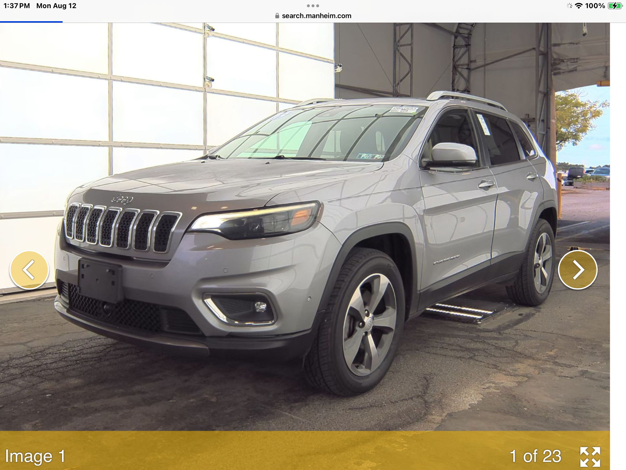 2019 Jeep Cherokee Limited