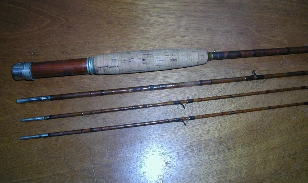 abbey and imbrie bamboo fly fishing rod Edwards, E.W. - De Luxe 7' 2/2 - Signed! (A&I) VTG Abbey and Imbrie N.Y.