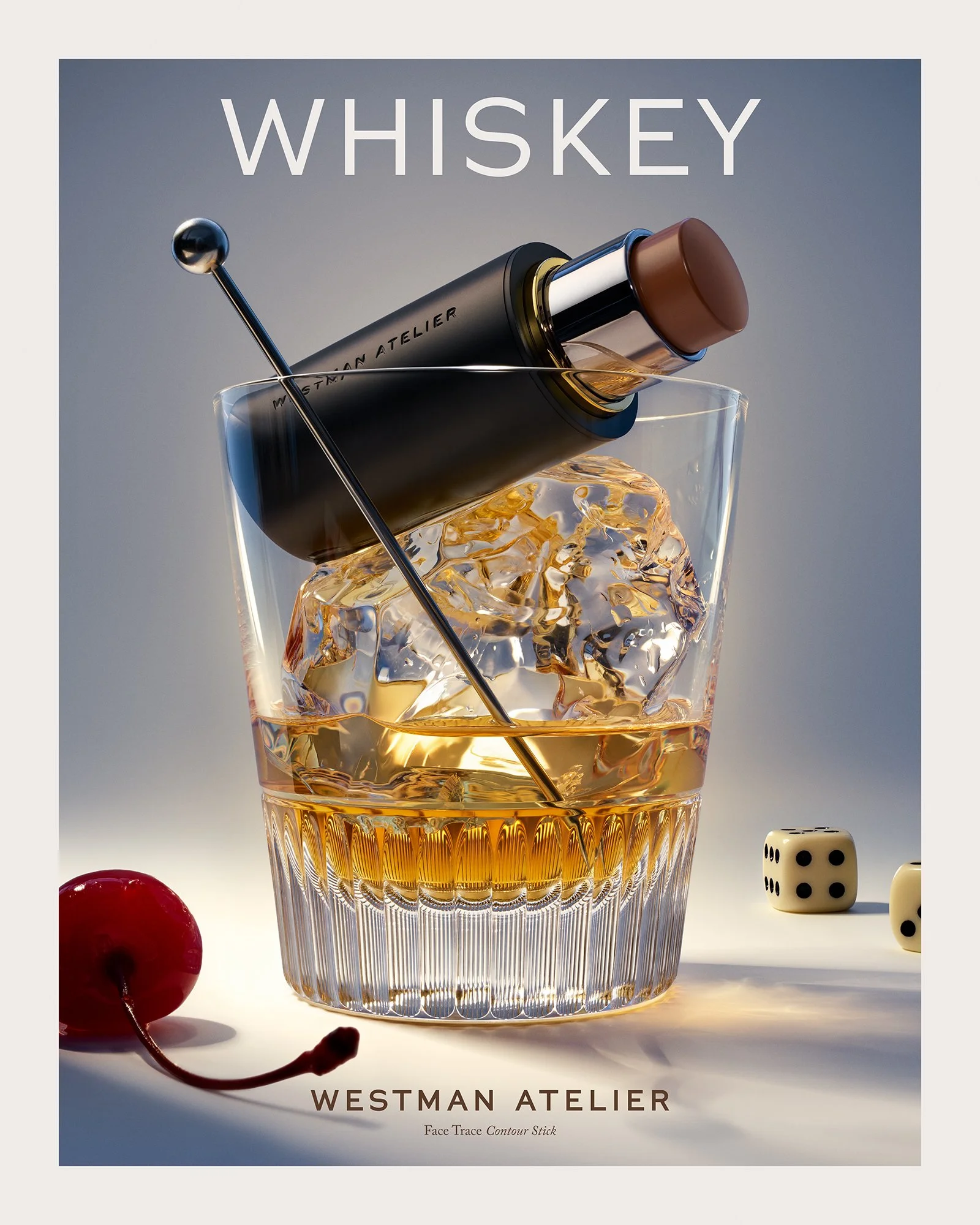 Westman Atelier Face Trace Contour Stick  Whiskey Campaign