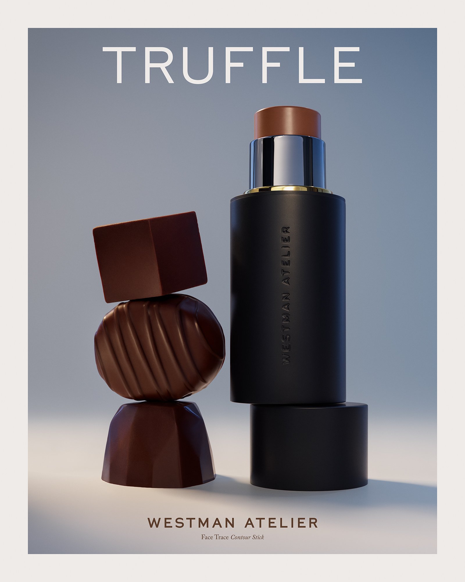 Westman Atelier Face Trace Contour Stick Truffle Campaign