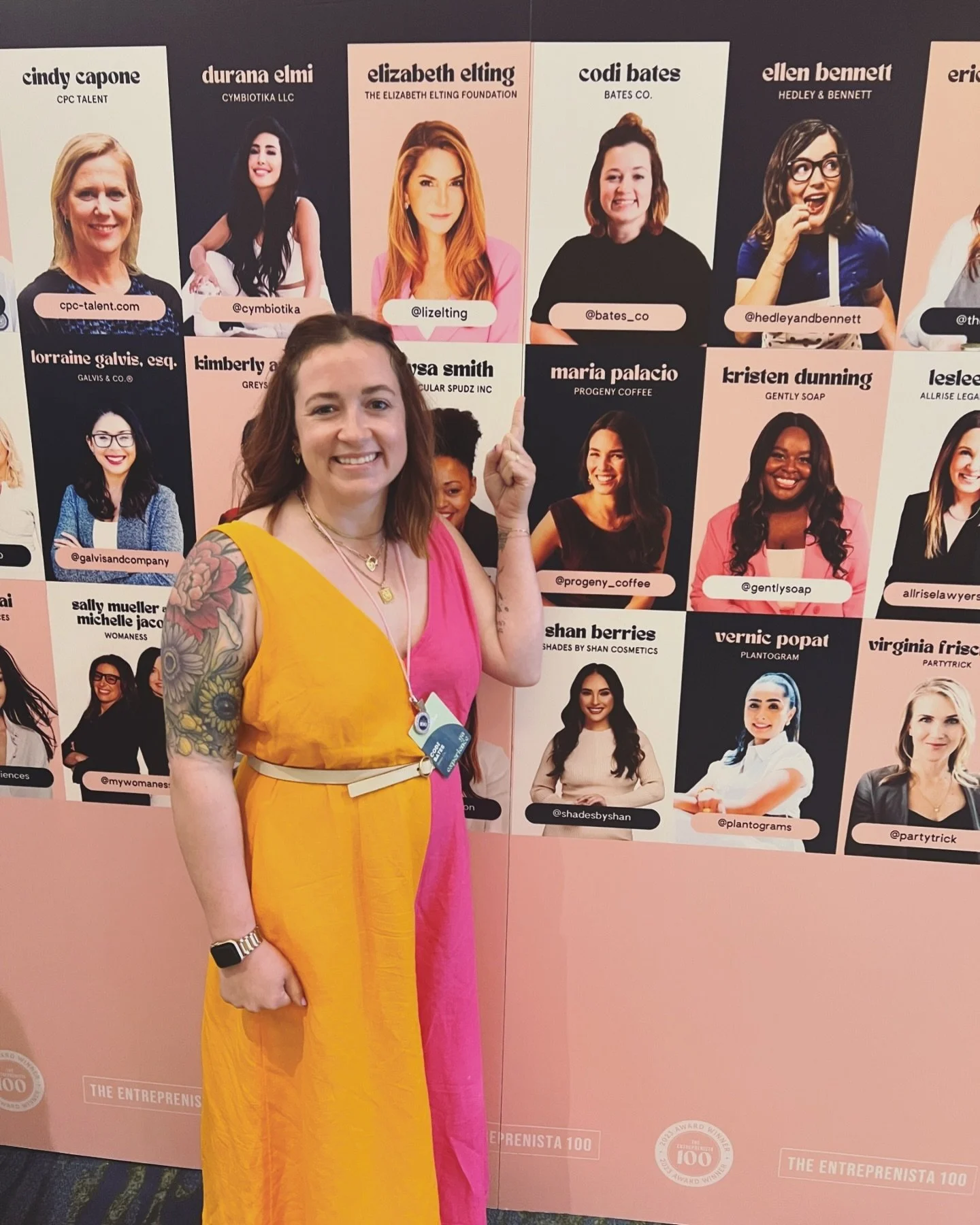Our incredible co-owner @codib was honored by @entreprenistas, being named one of their 2023 @entreprenista100 award winners! Codi attended their Founders Weekend last week and met so many incredible female entrepreneurs! 

The Entreprenista 100 was 