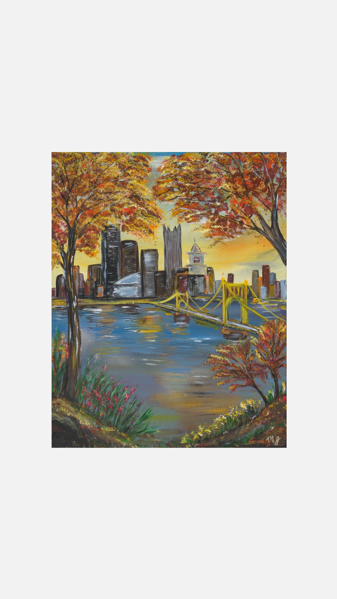 Pittsburgh Autumn Rivers (Print)