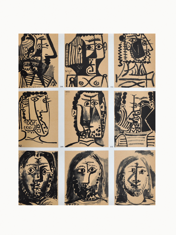Picasso His Recent Drawings 1966-1968 Coffee Table Book - Pablo Picasso  Drawings Out Of Print Book — Maison Plage