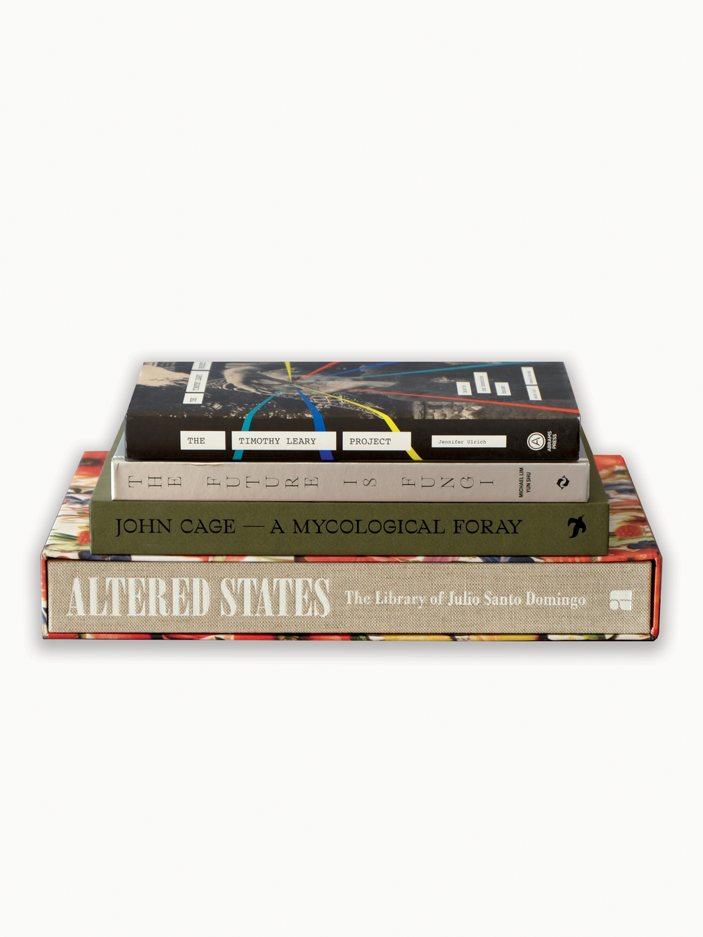 coffee table books stack