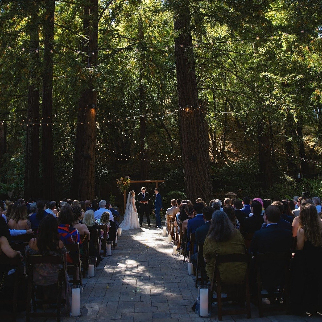 Where it all begins. A quiet, sacred moment beneath the trees &mdash; loved ones gathered, vows spoken, time standing still. Just the two of them. 
Grounded, elegant, and fully present in the moment they became forever.
🩷
🩷
🩷
Venue: Deer Park Vill