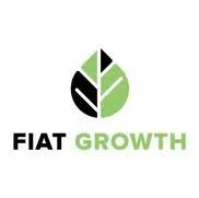 Fiat Growth logo with black and green leaf design