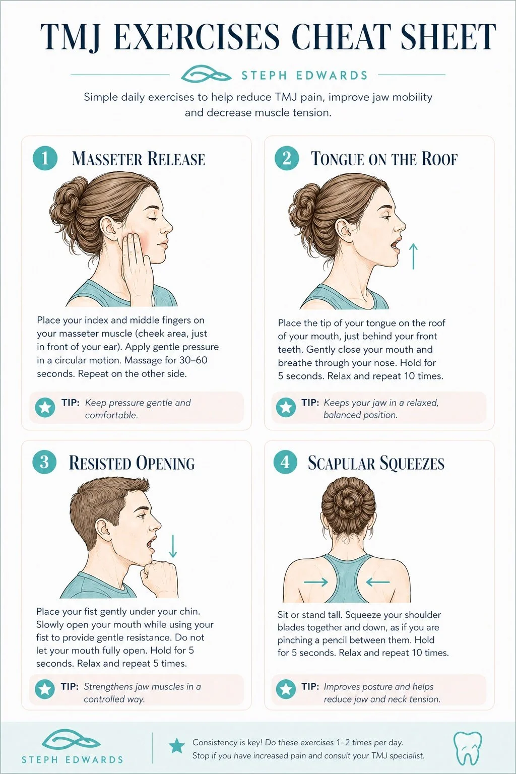 TMJ resource exercises