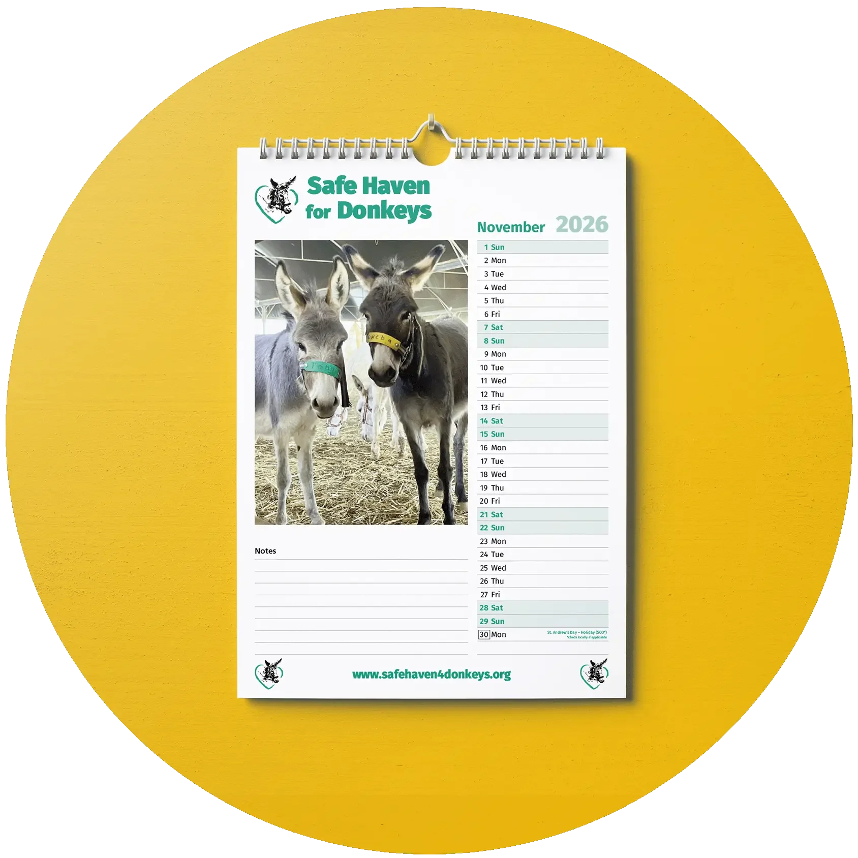 bespoke-fundraising-animal-calendar-safehaven.webp