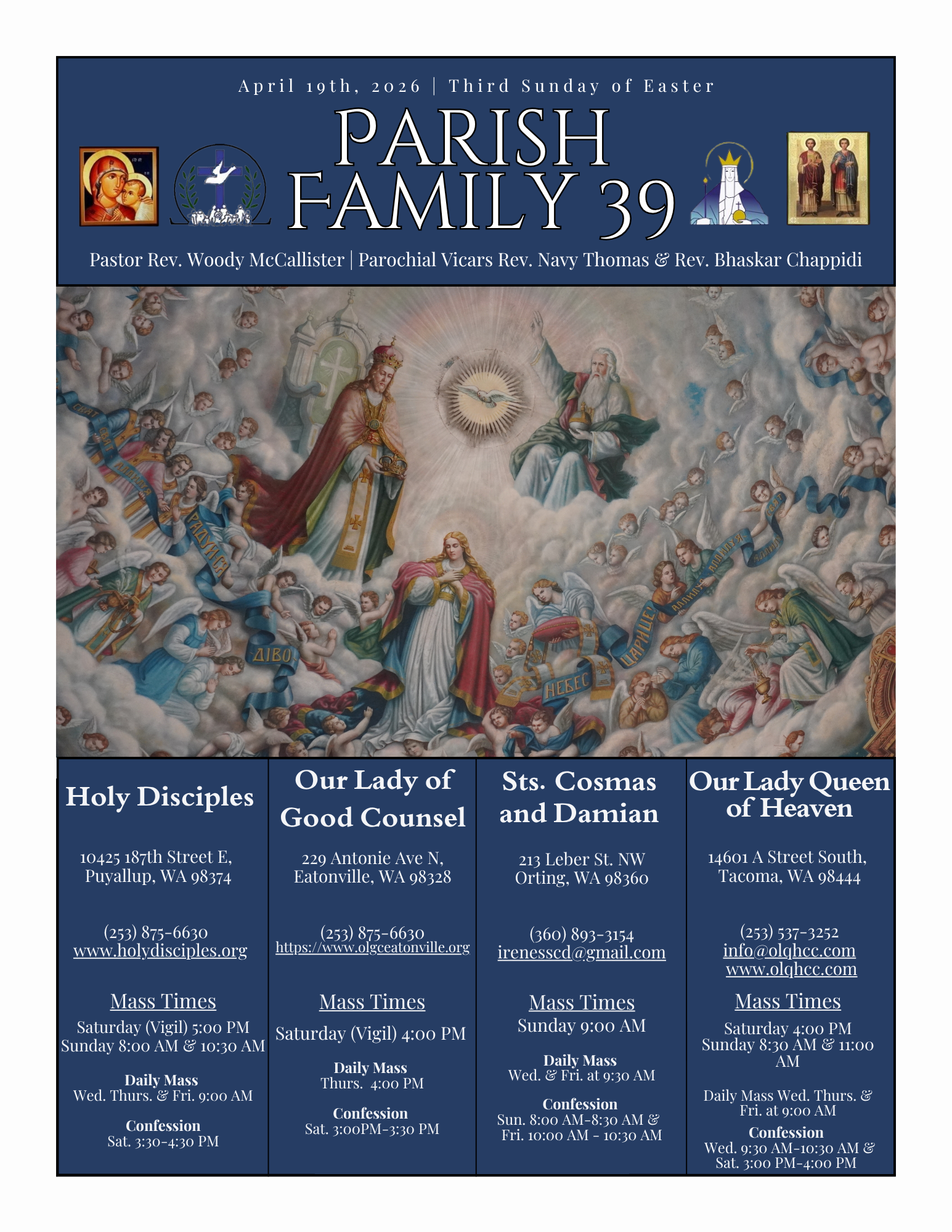 April 19, 2026- Third Sunday of Easter