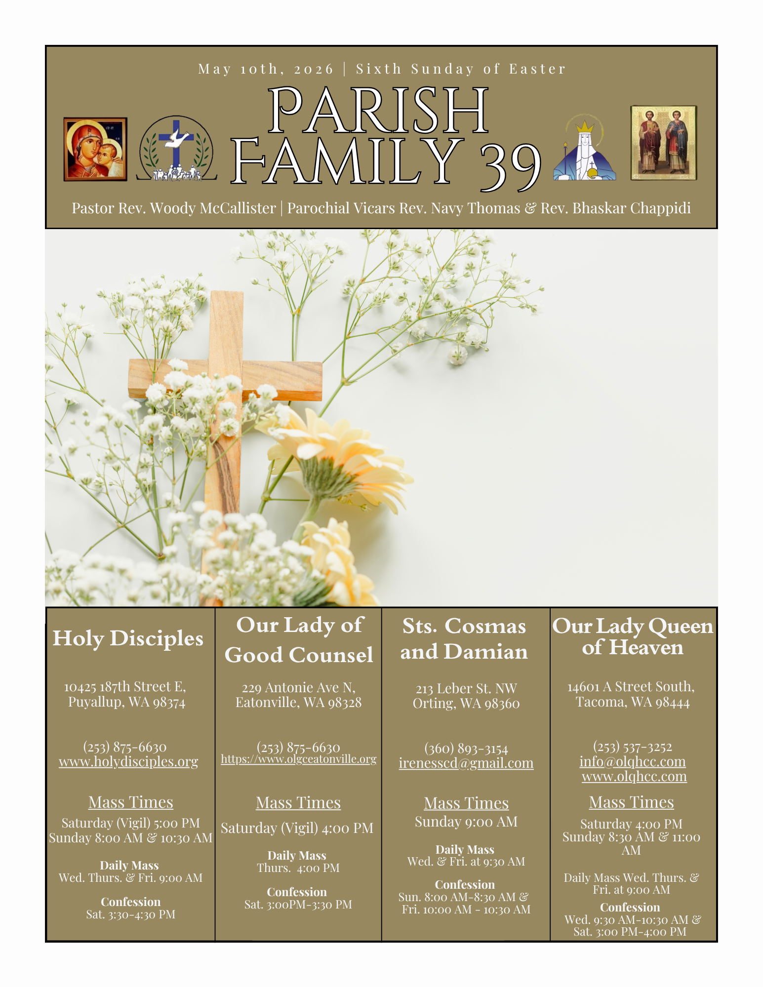 May 10, 2026- Sixth Sunday of Easter