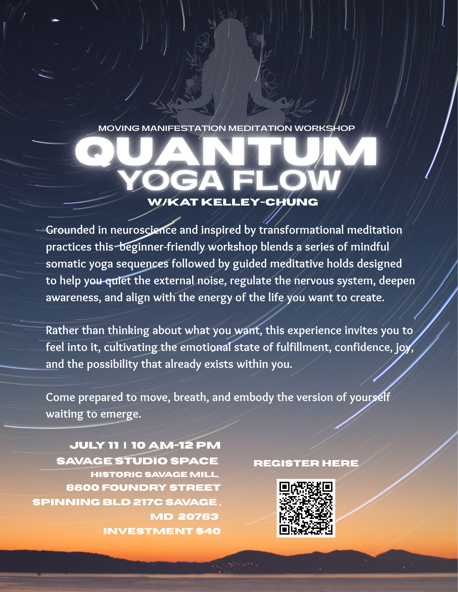 Quantum Yoga Flow: Moving Manifestation Meditation 