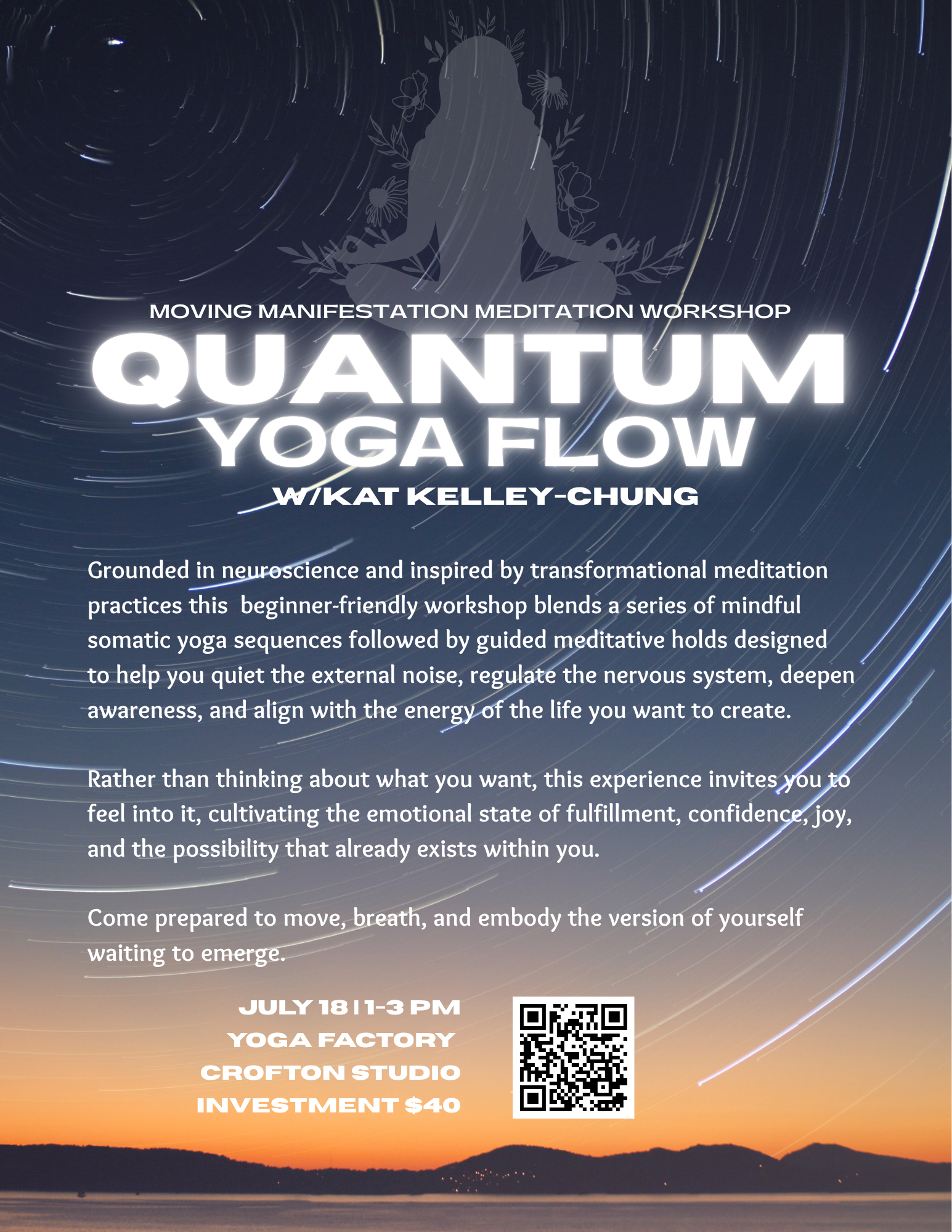 Quantum Yoga Flow: Moving Manifestation Meditation 