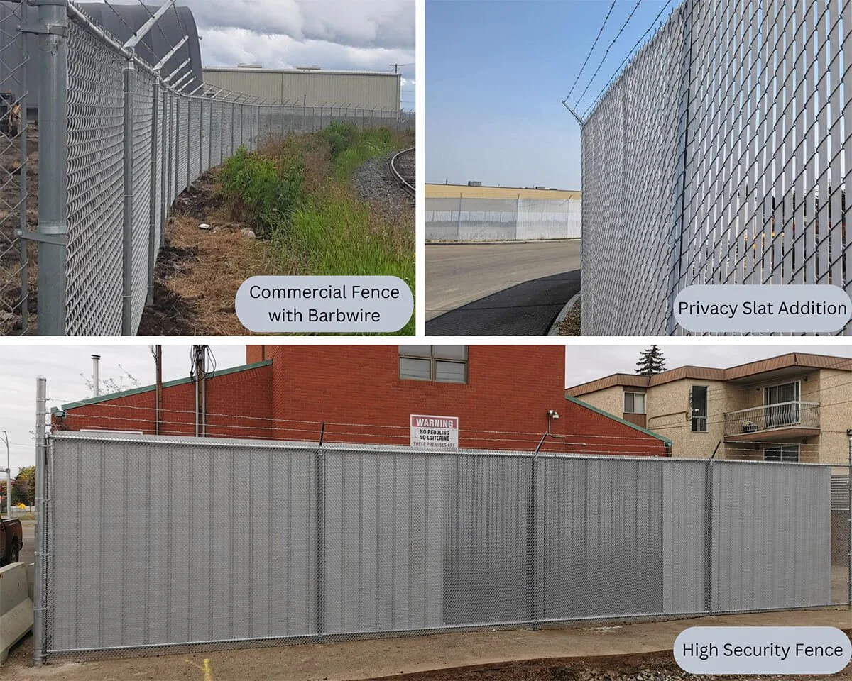 High Security Fence Chain Link Fence Edmonton