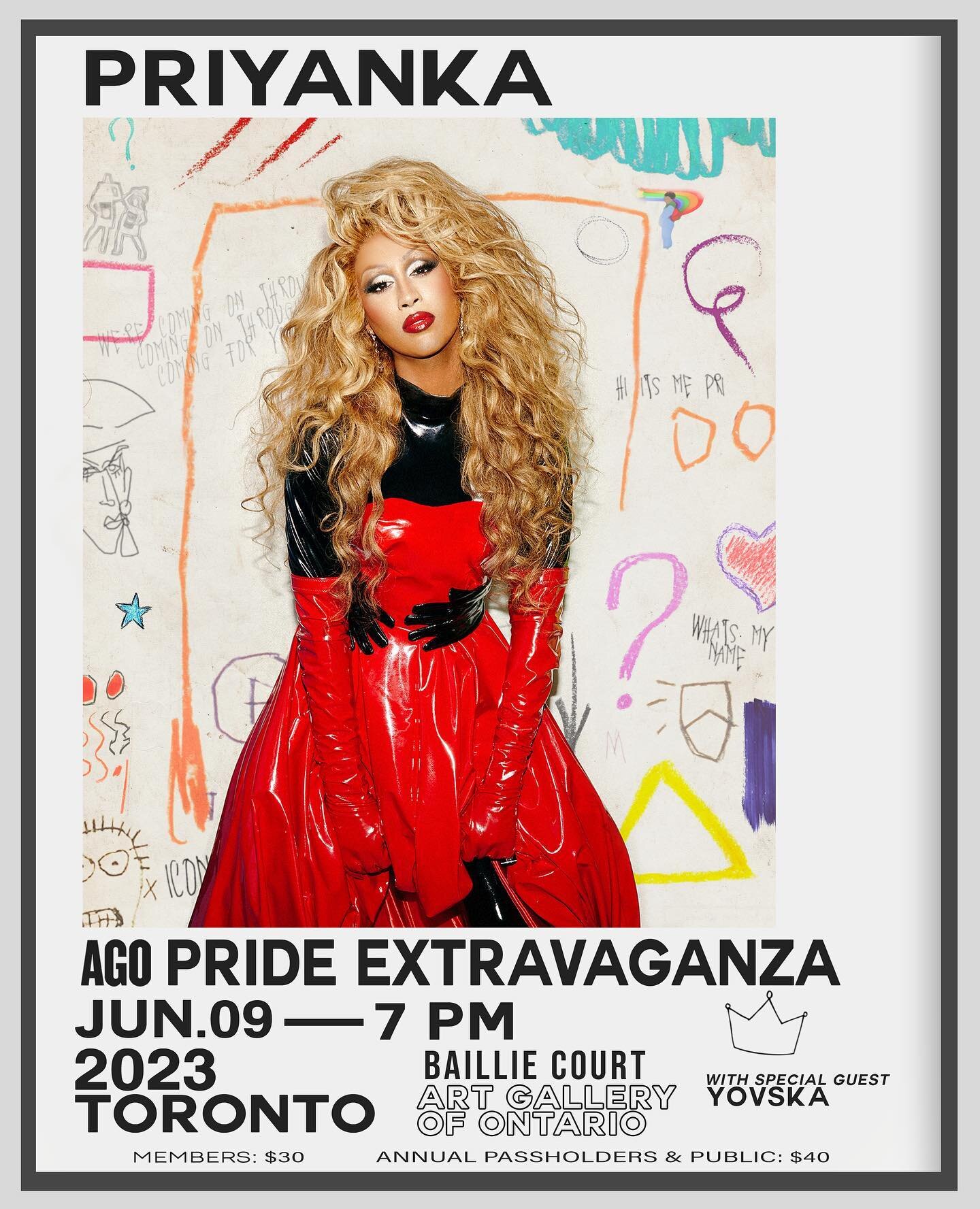 Pride! Pride! Pride! 

I&rsquo;m bringing an iconic new show to the @agotoronto in Toronto on June 09 to celebrate PRIDE with new songs, dancers, and a big eff you to all conservatives! This is our time to be LOUD and PROUD baby! AND if you wanna see