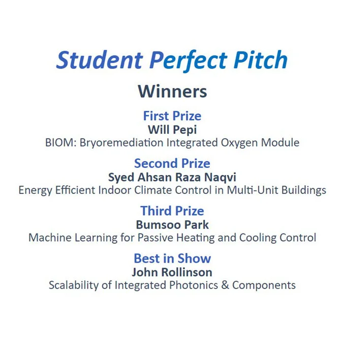 CASE student Will Pepi wins First Prize at Student Perfect Pitch