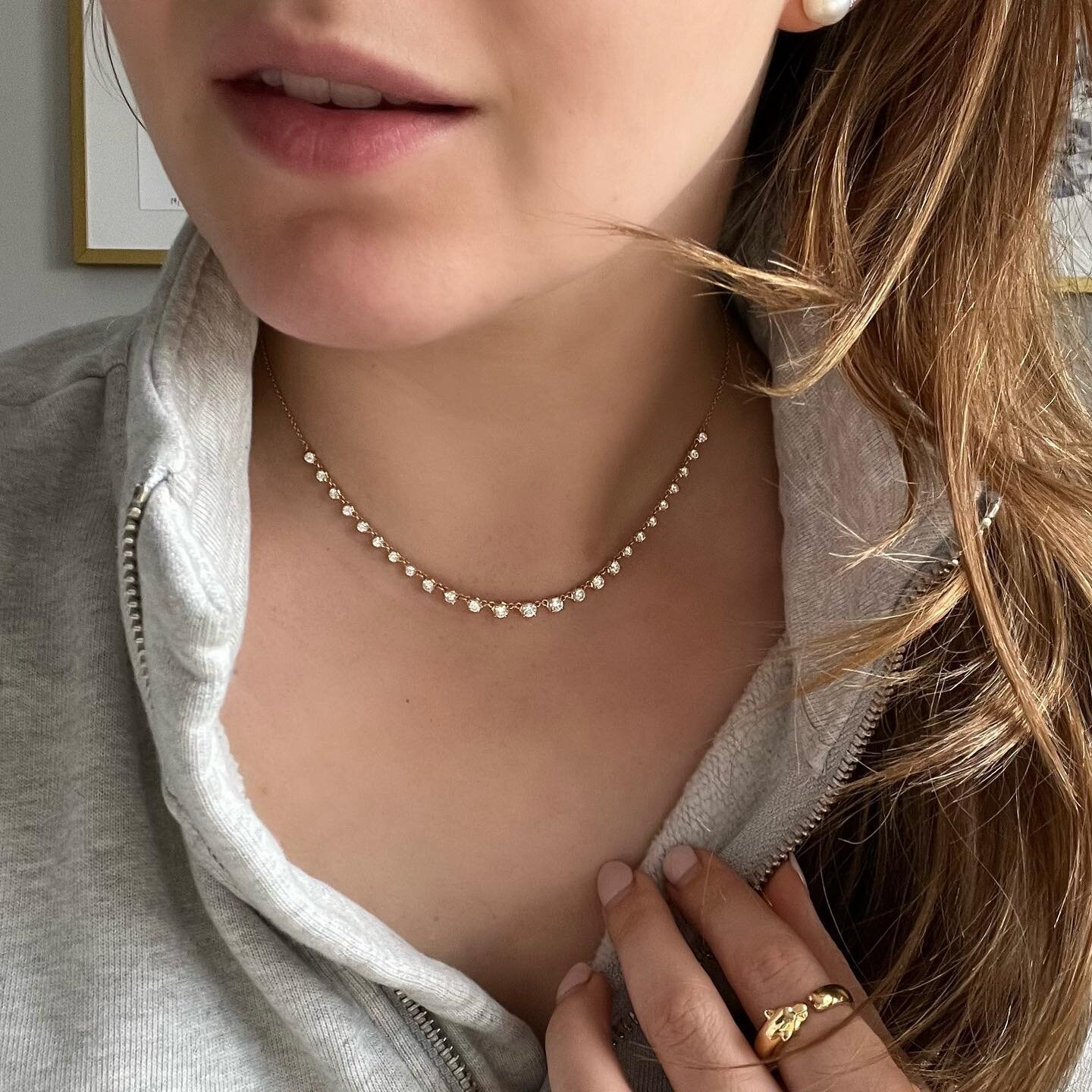 Meet L U M I E R E ✨
&bull;
The new everyday - swipe to see her in action 👉🏼
&bull;
3.00ct of elegant diamonds ready for any occasion you throw at her. And I mean ANY. 
&bull;
Dinner date - ✔️
Wedding - ✔️
Beach holiday - ✔️
Gym / Yoga - ✔️
Work - 