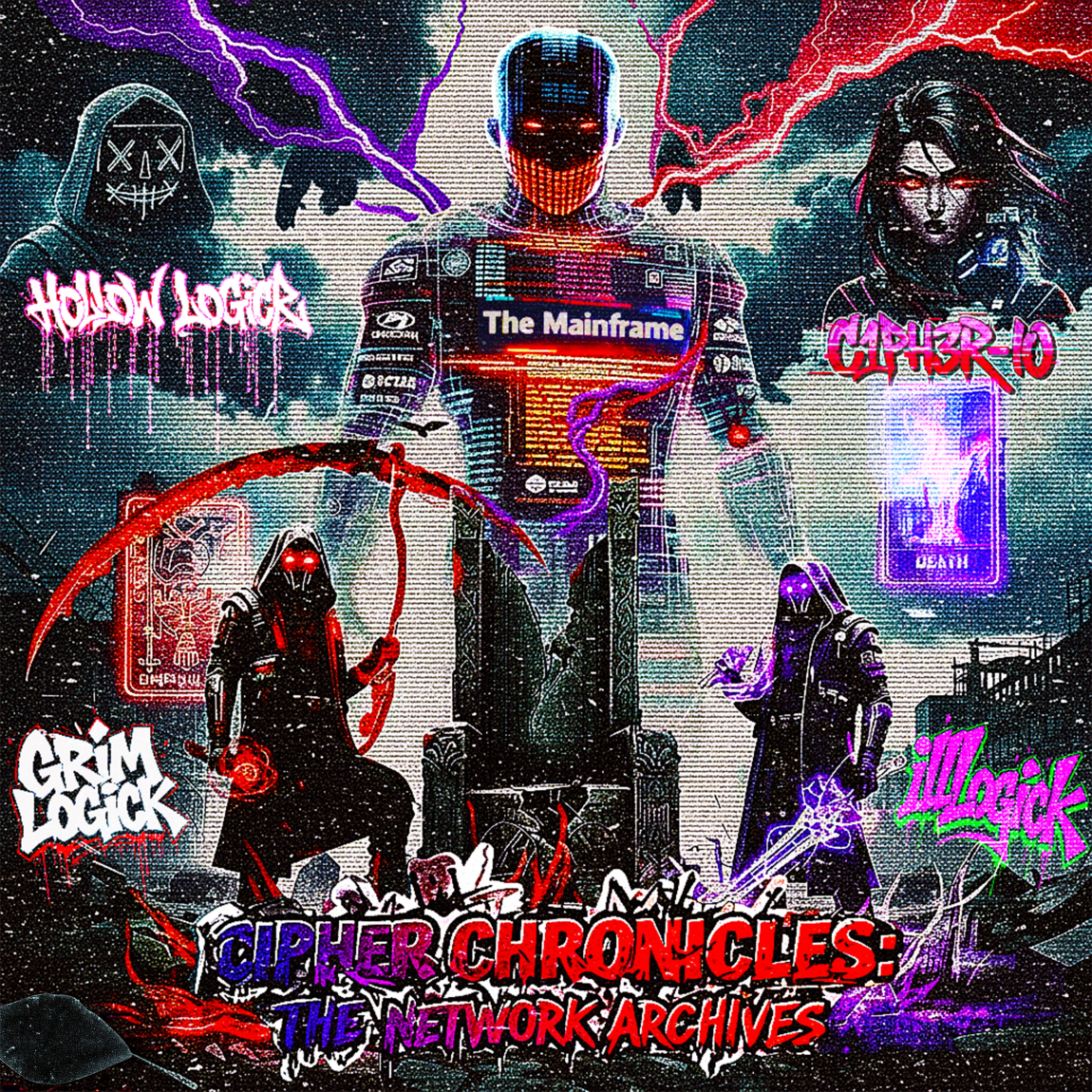 Grim Logick Discusses Their New Group Project “Cipher Chronicles: The Network Archives”