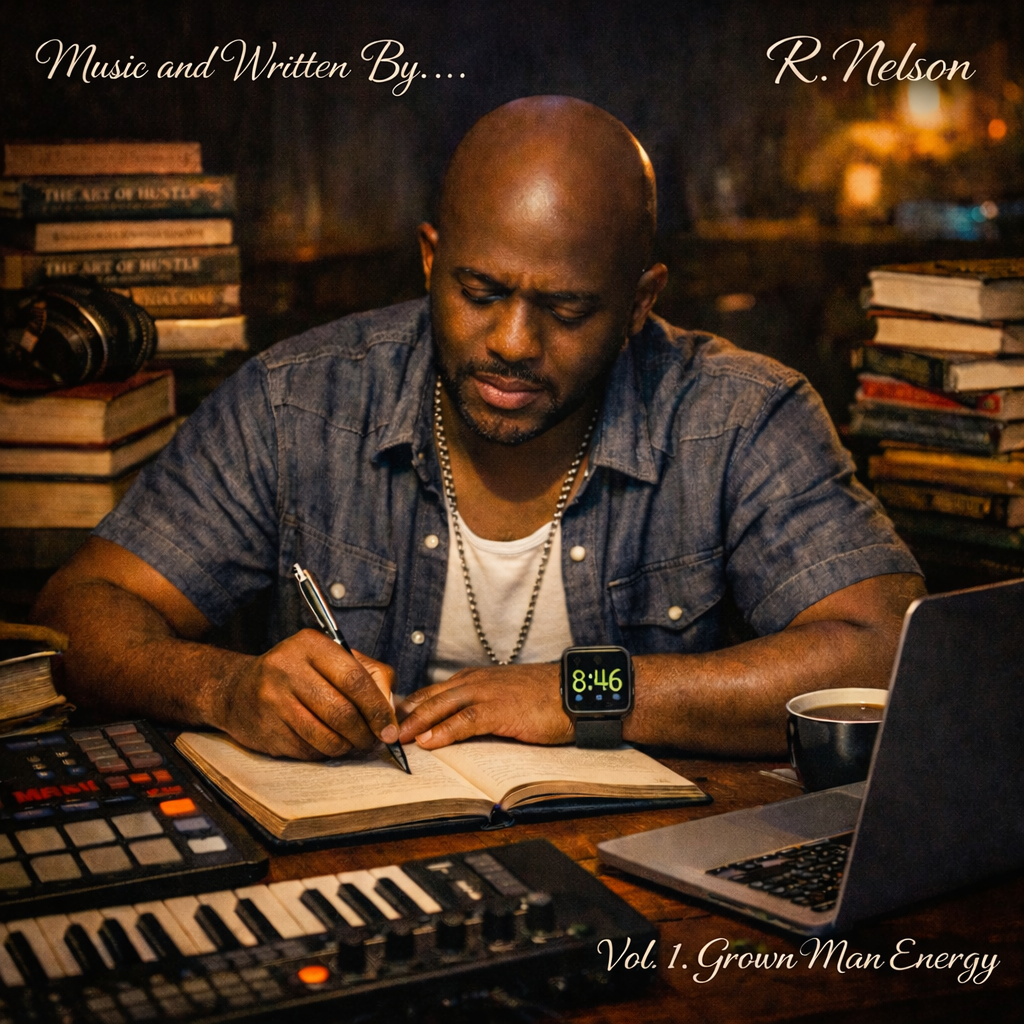 R.Nelson Delivers His Brand New Album “Music and Written by...... Vol.1: Grown Man Energy”