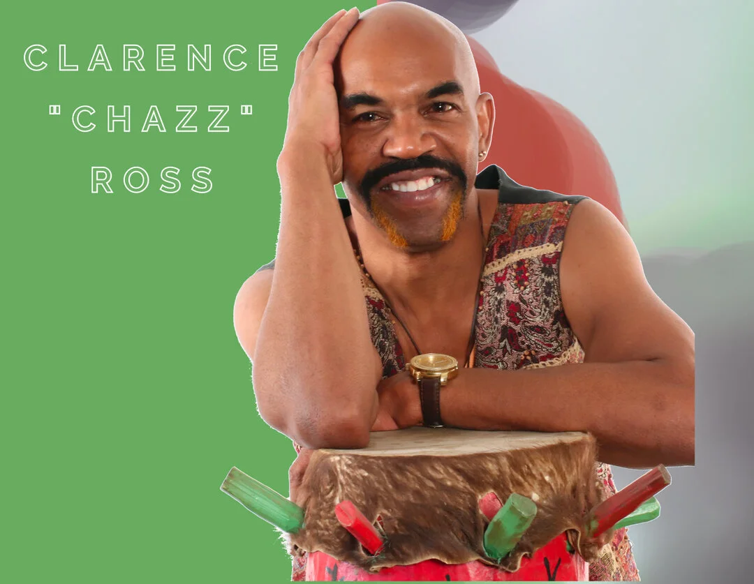 You don't want to miss our annual Juneteenth Jamboree! Returning this year, master of African percussive arts, Clarence "CHAZZ" Ross. 

Clarence CHAZZ Ross, Esq. is a world-acclaimed percussionist who specializes in African, Latin,