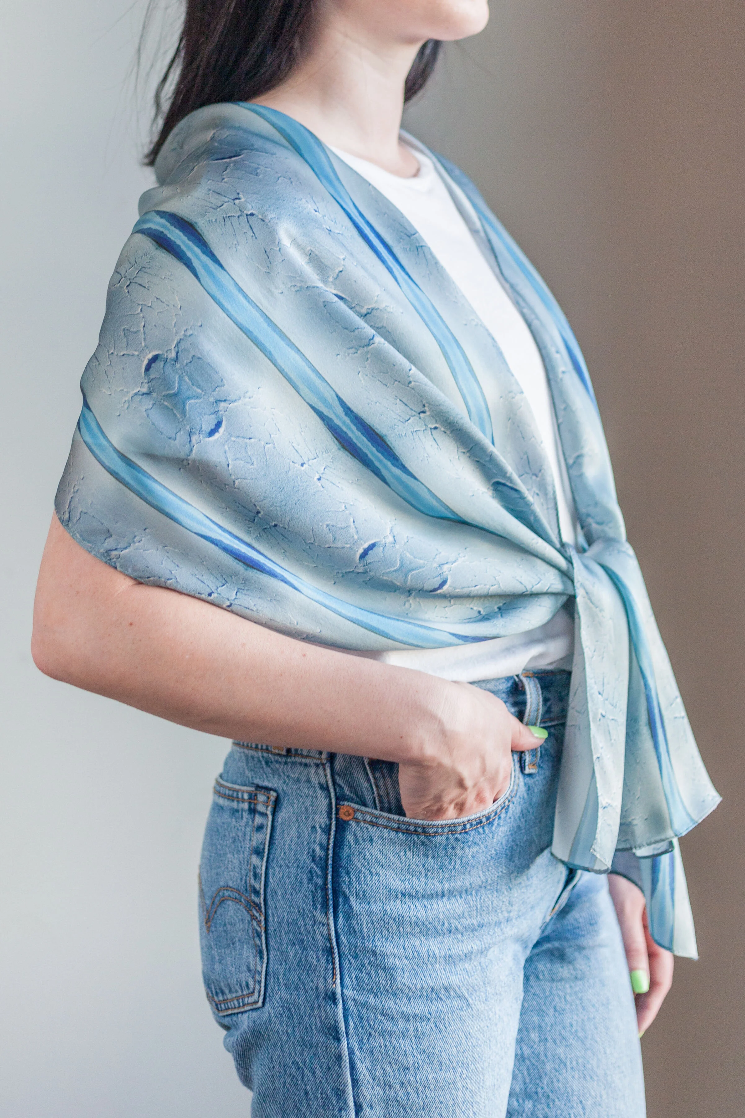 Death Valley Cracked Earth Scarf - Wrap II.JPG