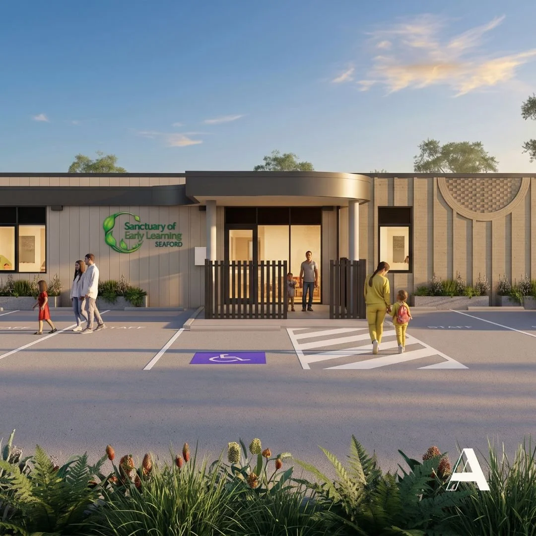 Coming Soon. 

A first look at Sanctuary of Early Learning Seaford. We are looking forward to seeing the project come to life as construction begins in the coming weeks.

#amity #amitybuildinggroup #construction #render #childcare #ABG