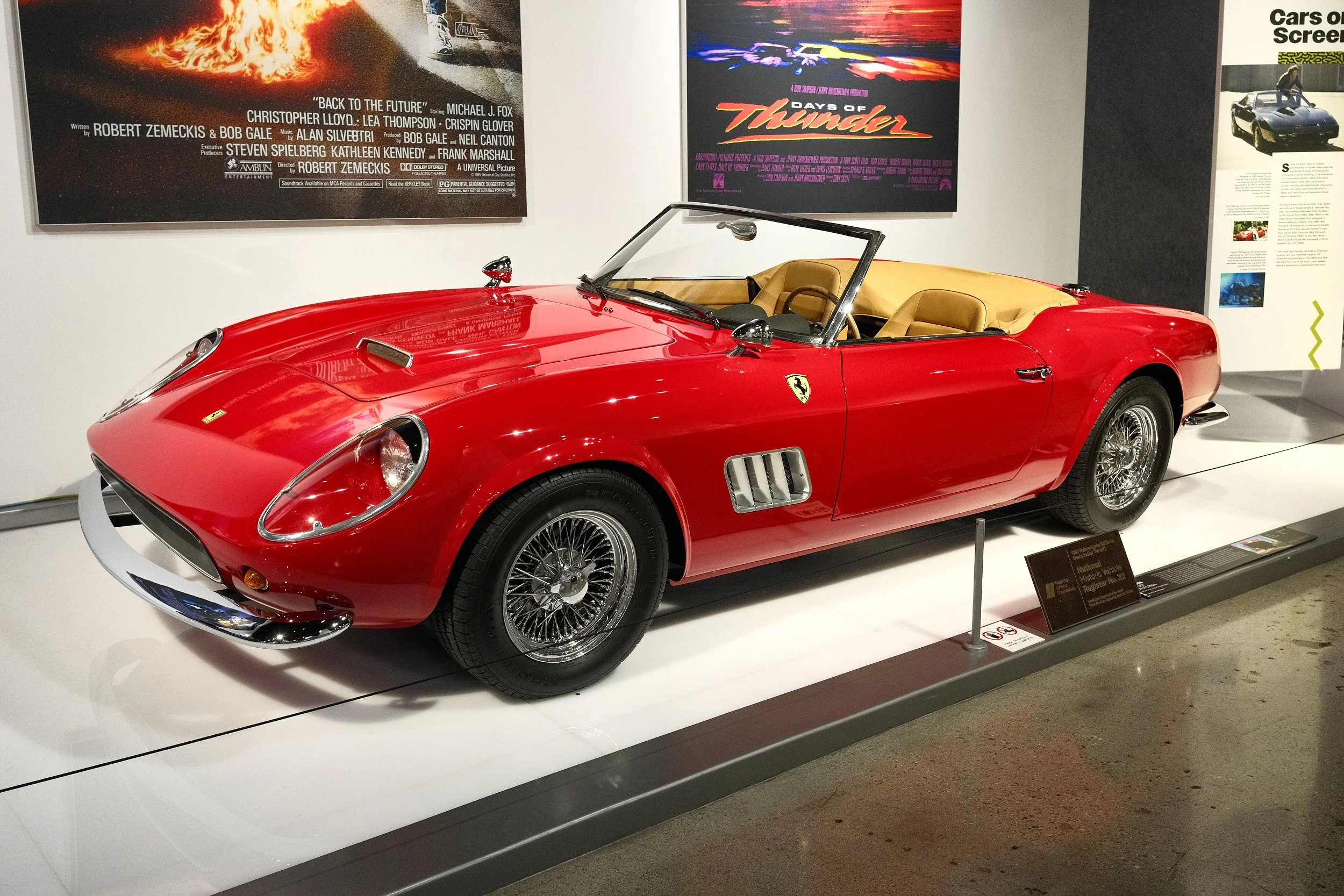 Ferris Bueller mock Ferrari