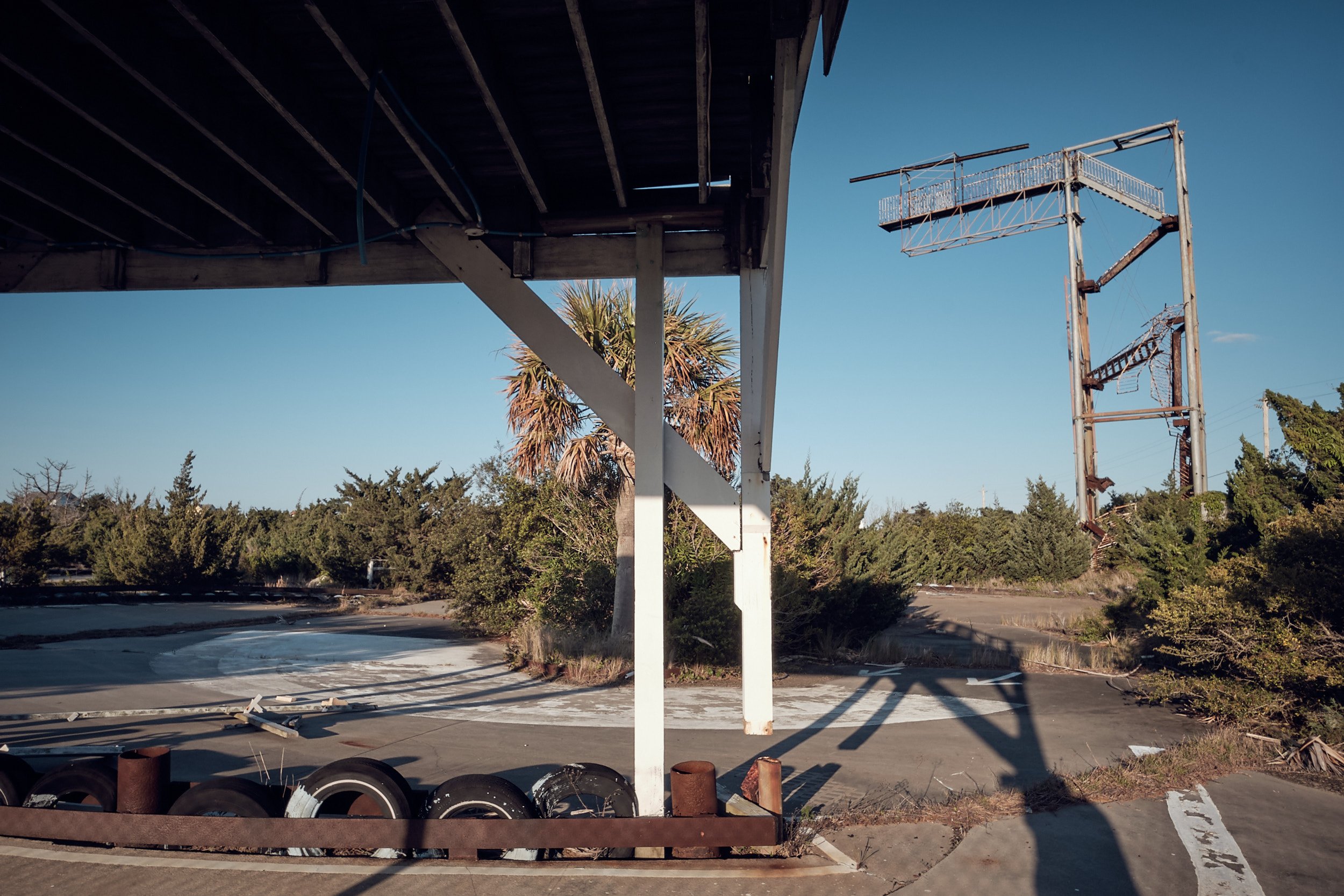 An amusement park that’s seen better days