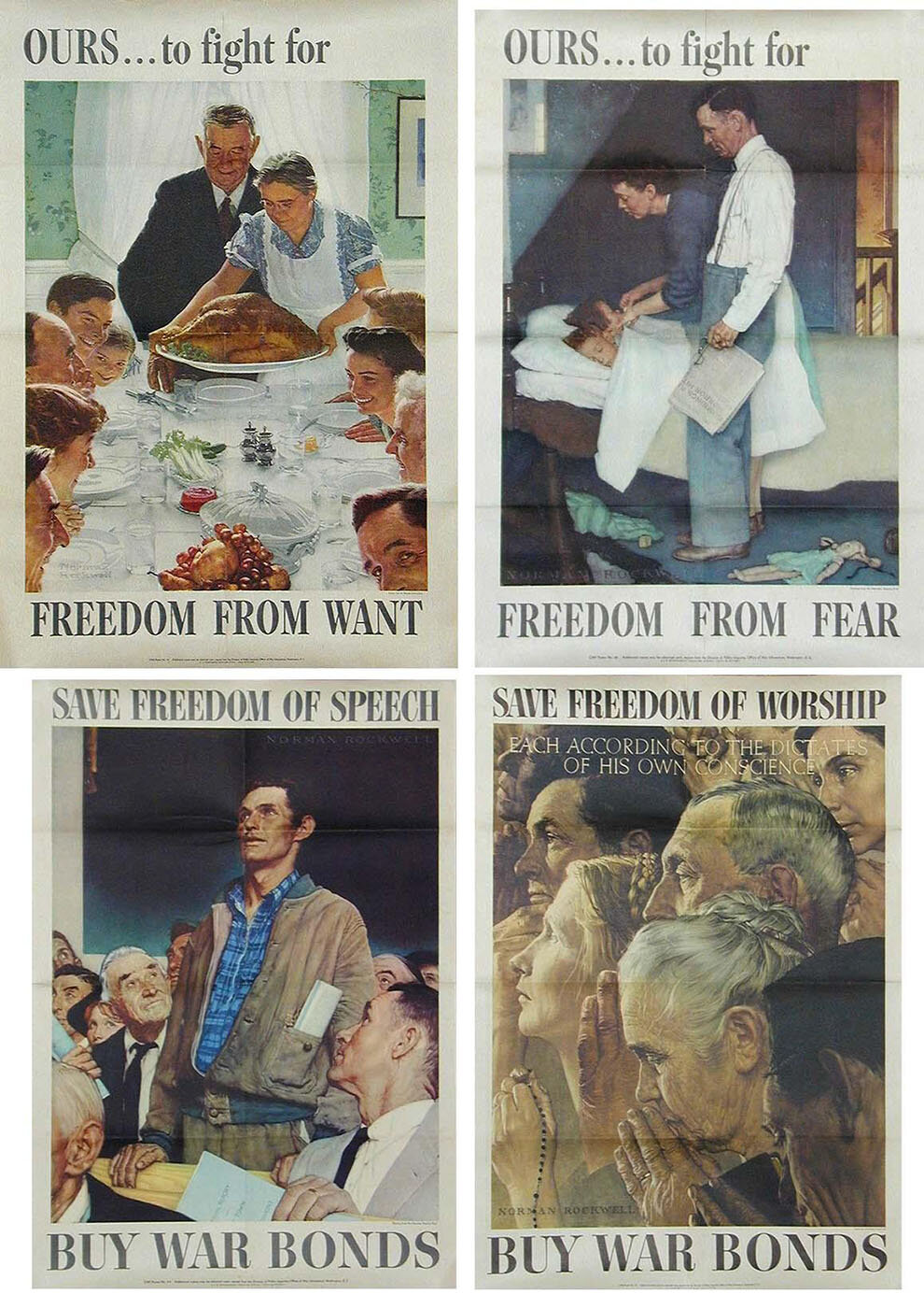 Four-Freedoms-Norman-Rockwell-war-posters