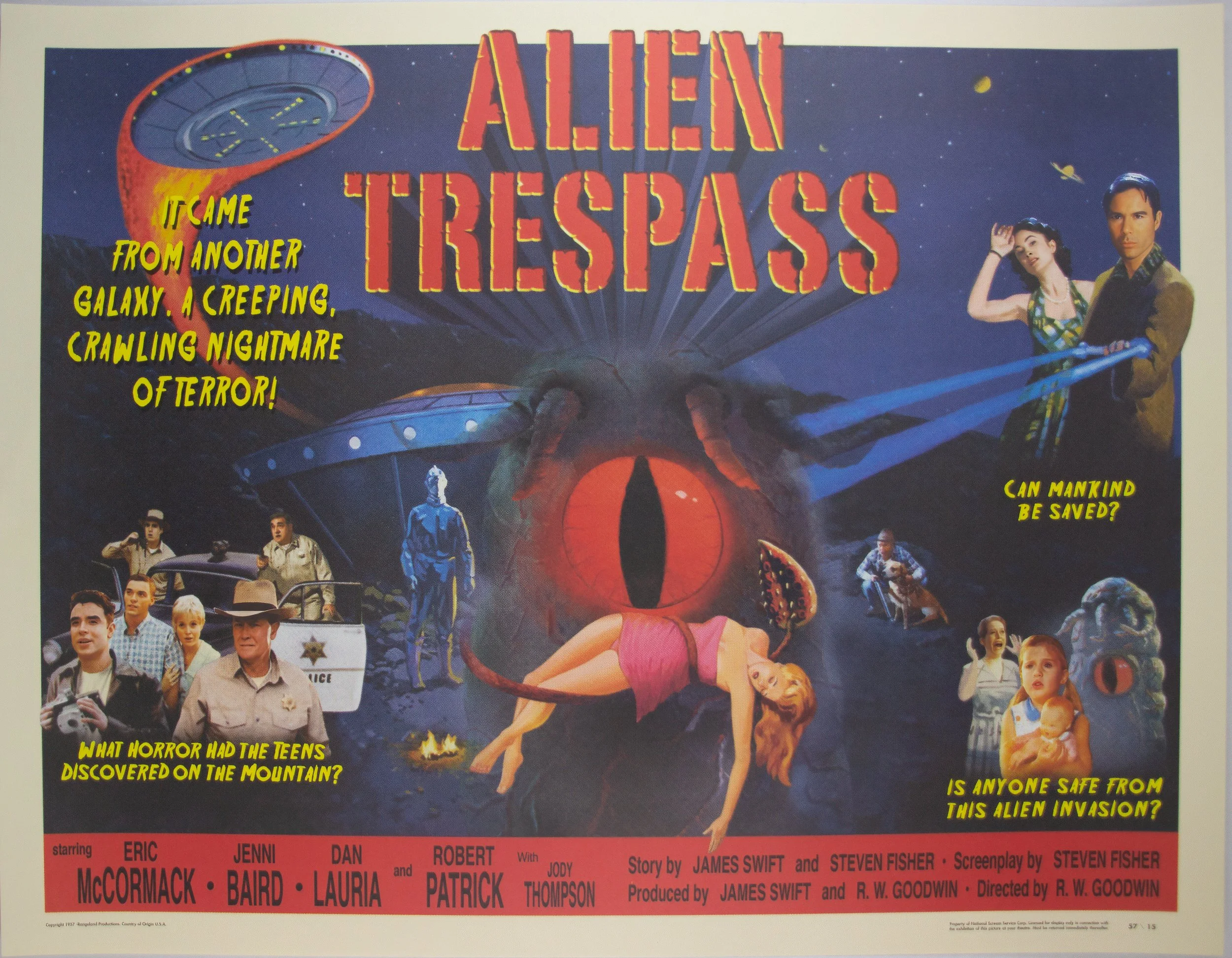Alien Trespass Half Sheet Movie Poster