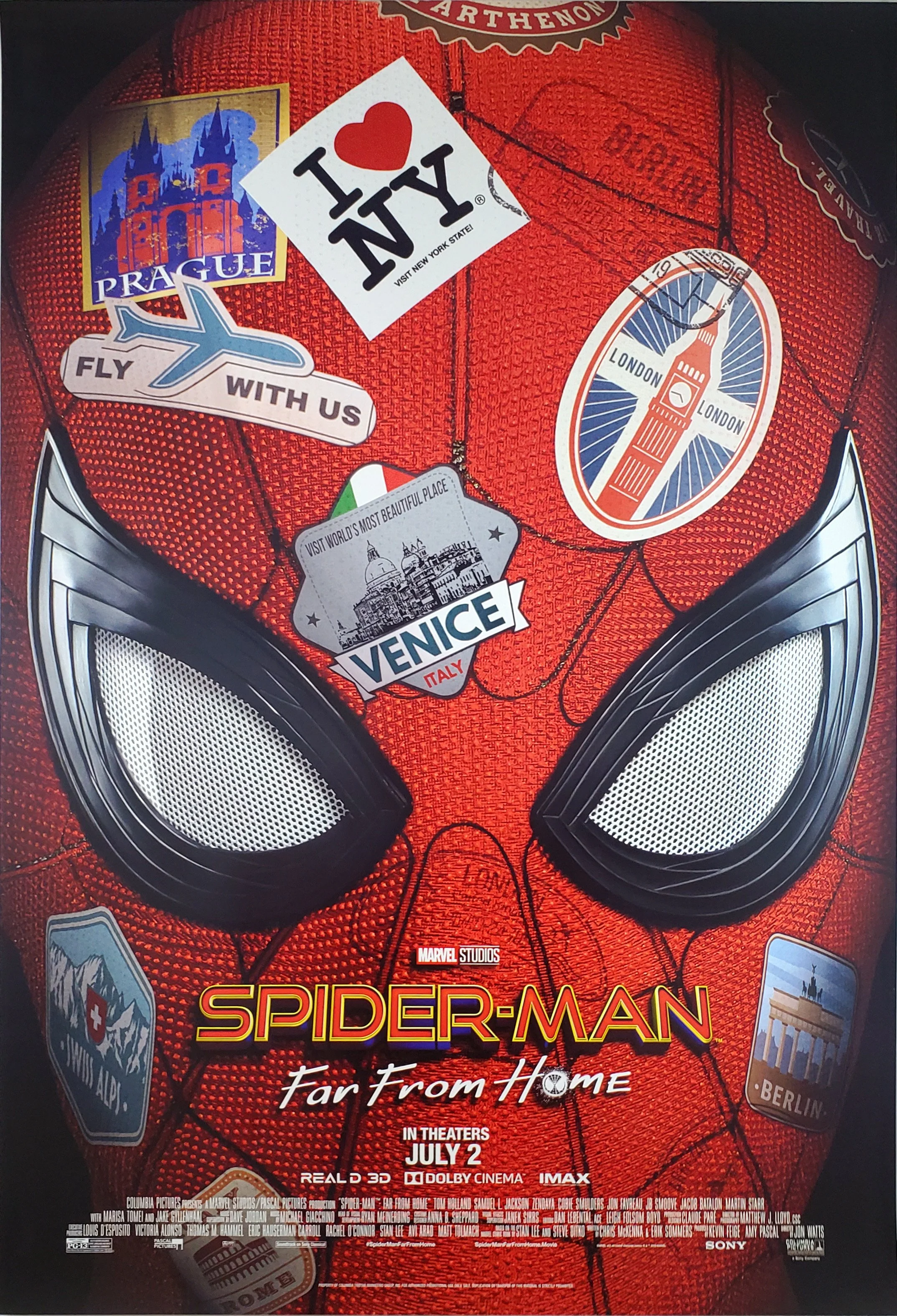 Spider-Man Far From Home Advance Poster