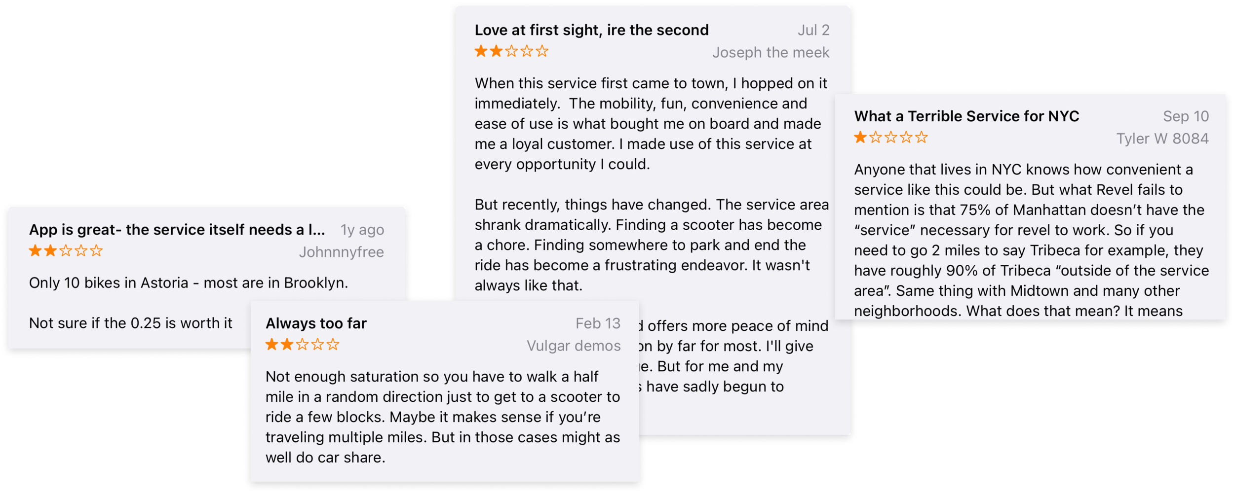 Revel App reviews on the Apple App Store