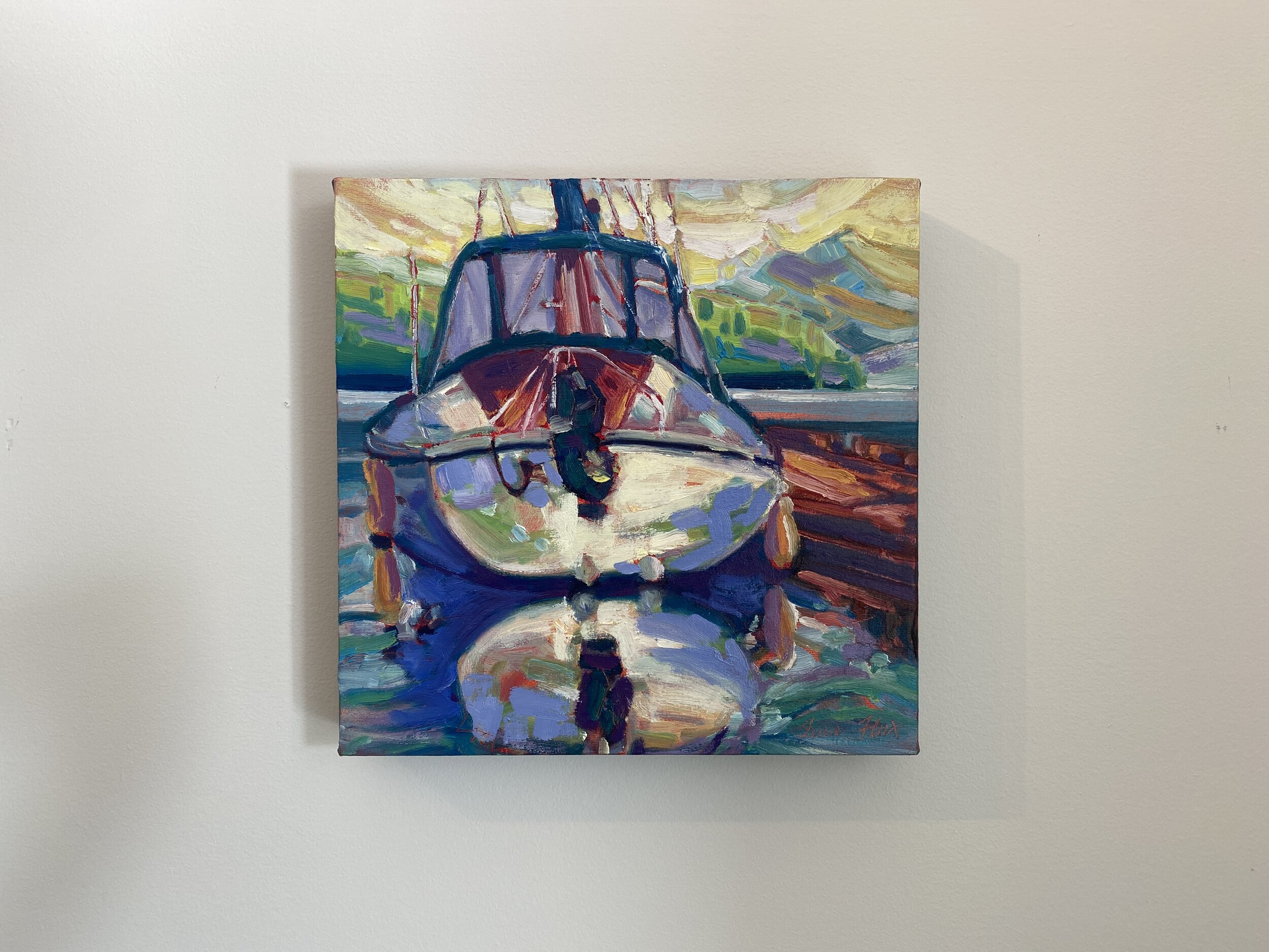 Smooth Sailing Today 12x12