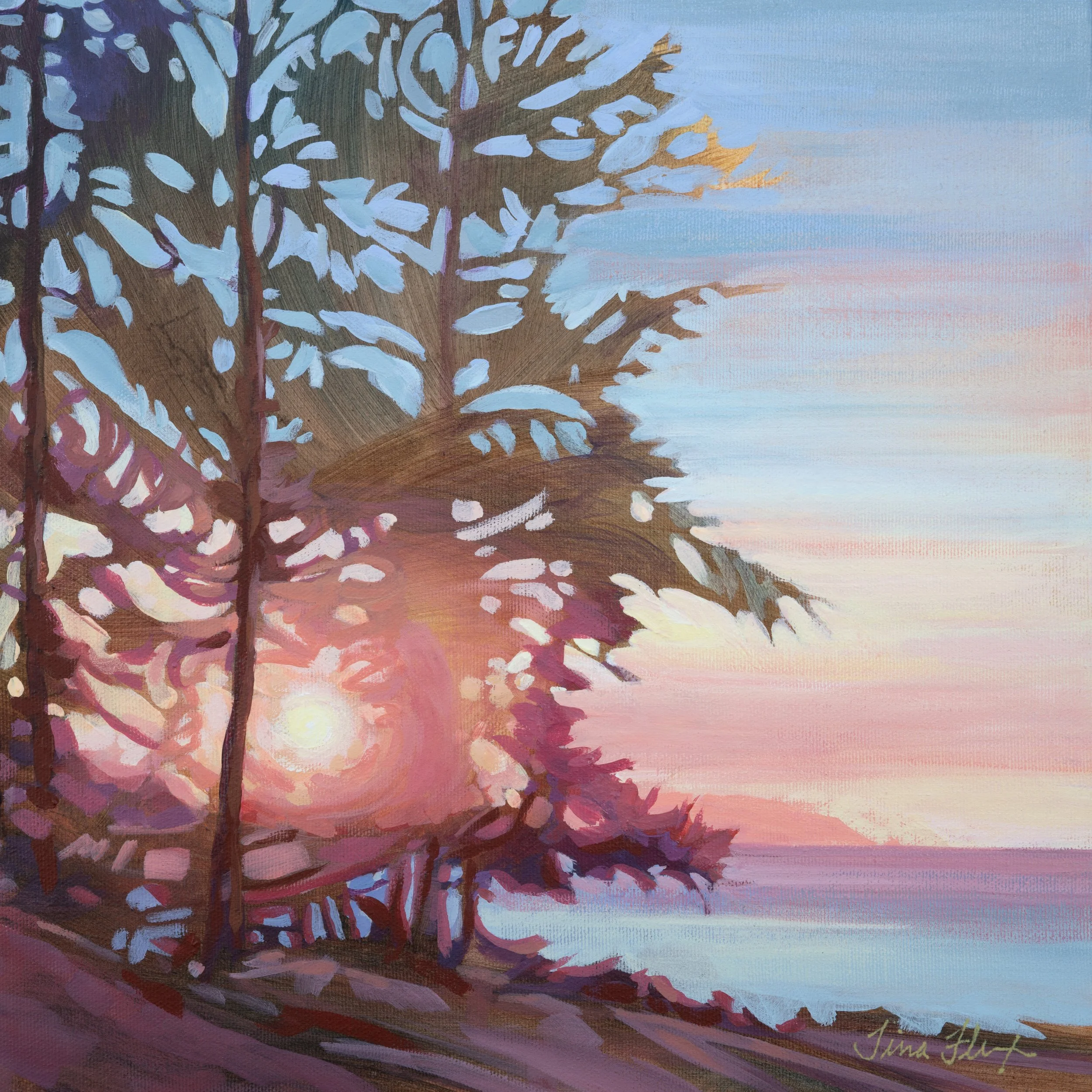 Six AM on a Sunday - Stretched Canvas Print