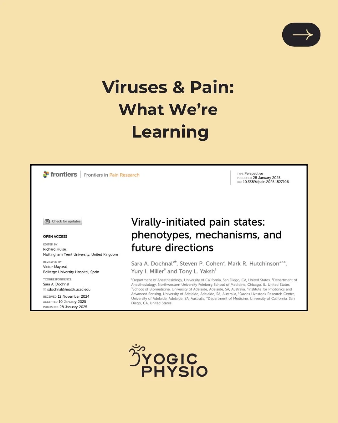🥲This post feels ironically close to home as I sit sick at home with a cold. Viral infections can leave more than a short-term illness. They can disrupt how the nervous system processes pain, creating symptoms that persist for months or even years.
