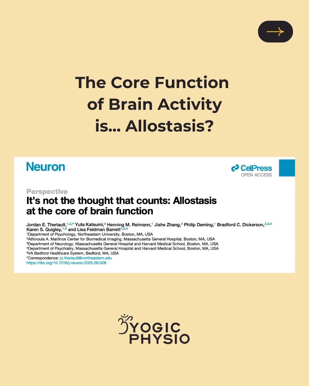The common conception that the brain is primarily for thinking, emotion, or other cognitive processes is potentially misleading, as the brain is fundamentally an organ designed to fulfill a core function that only it can accomplish. This commentary p