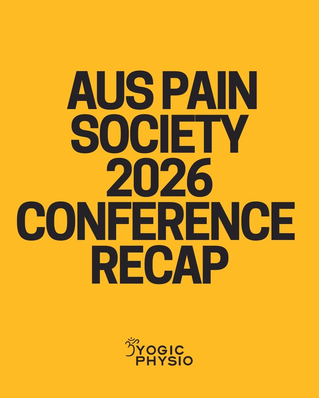 Strap yourselves in for a recap of the @auspainsoc 2026 annual scientific meeting. 

I love this conference so much; the fascinating new pain research from basic science to clinical implementation, the workshops, and most importantly the wonderful pe