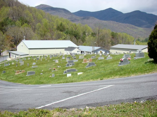 Angus Robertson Shaw is buried at Mountain View Baptist Church Cemetery, Black Mountain,&nbsp;North Carolina.