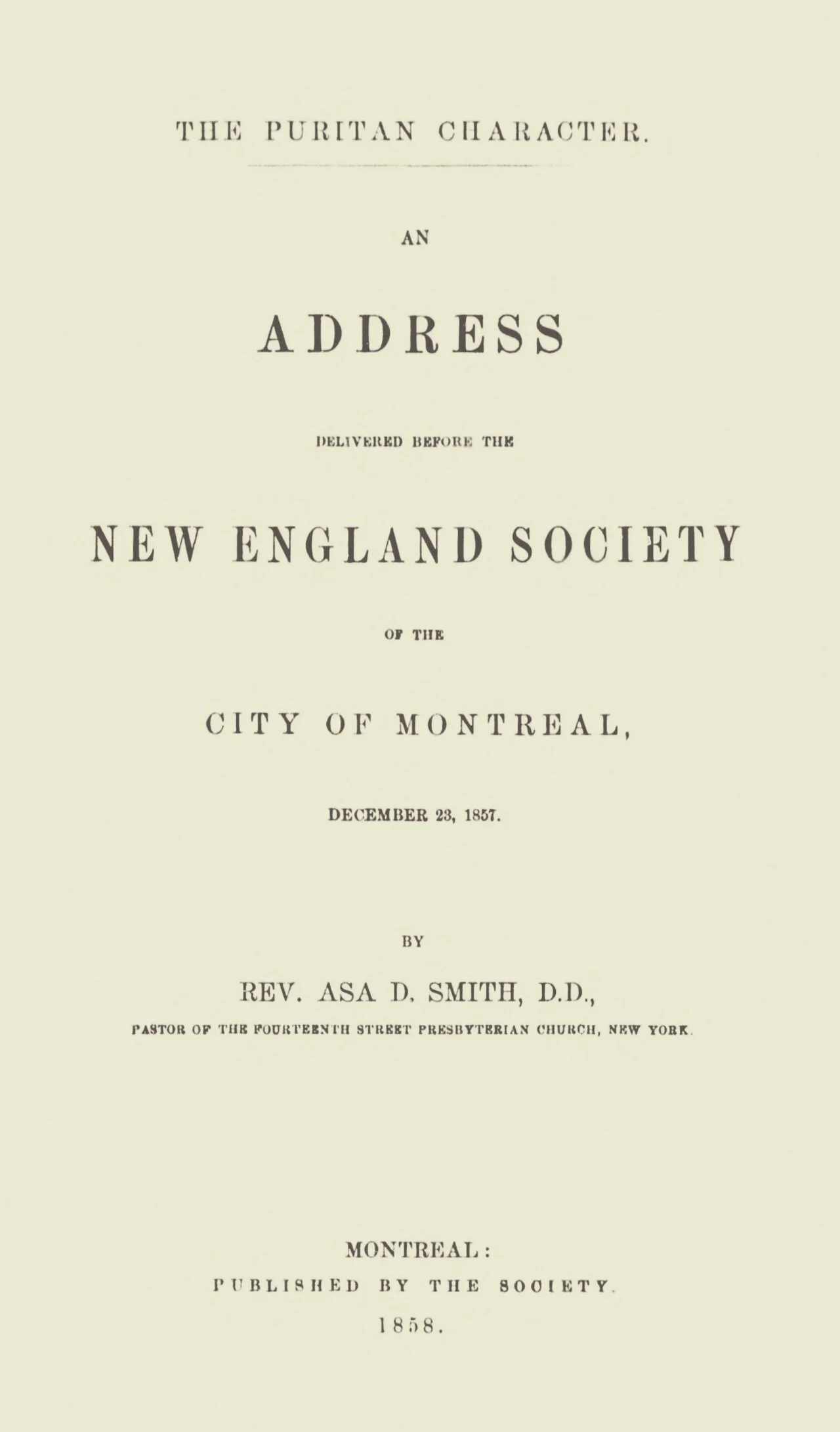 Smith, Asa Dodge, The Puritan Character Title Page.jpg