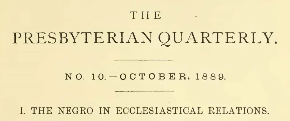 Smith, Samuel Macon, The Negro in Eccelesiastical Relations Title Page.jpg