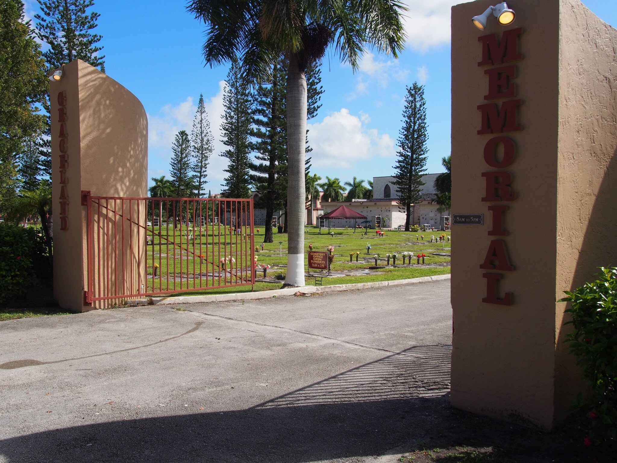 John Timothy Stone is buried at Graceland Memorial Park, Coral Gables,&nbsp;Florida.